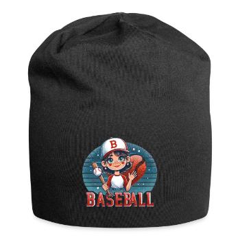 Little Leaguer's Big League Smile - Jersey Beanie - black - Front