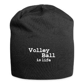 volleyball is life - Jersey Beanie - black - Front