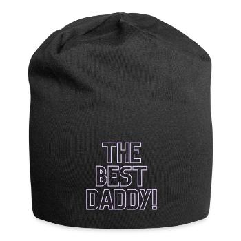 Meilleur papa! - Bonnet en jersey - noir - Devant