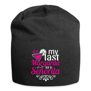 JGA - MY LAST MARGARITA AS A SENORITA - Jersey-Beanie - Schwarz - Vorne
