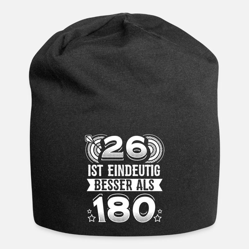 DART 26 180 - Jersey-Beanie - Schwarz