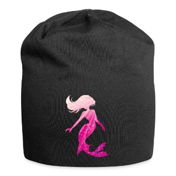 Mermaid - Jersey-Beanie - Schwarz - Vorne