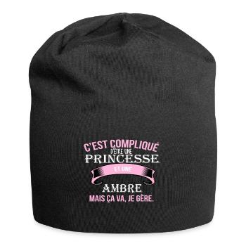 Ambre - Bonnet en jersey - noir - Devant