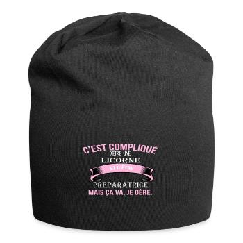 Preparatrice - Bonnet en jersey - noir - Devant