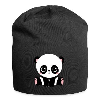 panda - Jersey Beanie - black - Front