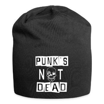 PUNK'S NOT DEAD - Jersey Beanie - black - Front