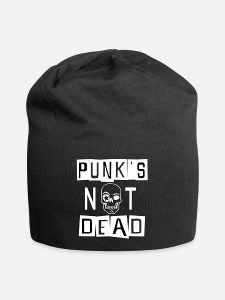 PUNK'S NOT DEAD - Jersey Beanie - black