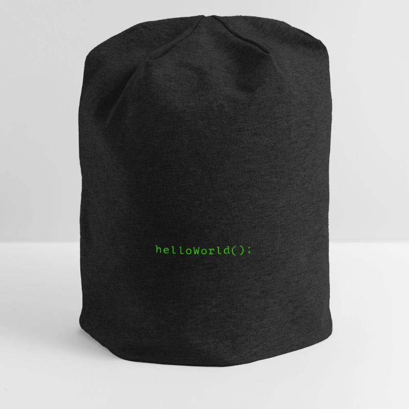 Code de programme HelloWorld Codage Informatik Bonnet en jersey