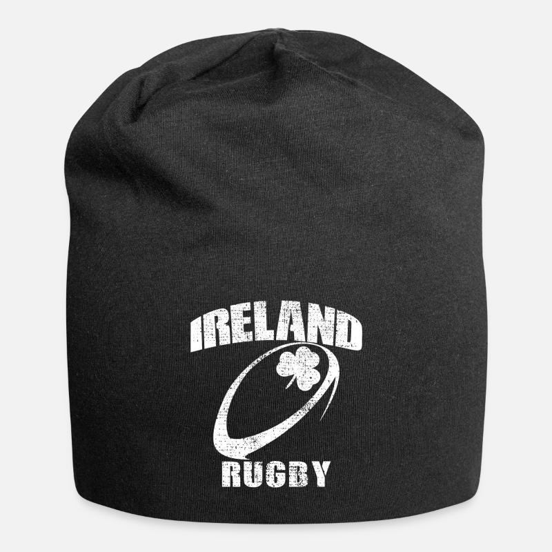 Irlande rugby - Bonnet en jersey - noir