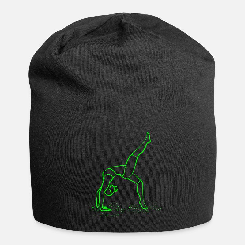 Yoga Yogafrau - Jersey-Beanie - Schwarz