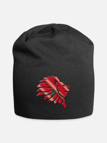 Marokko - Jersey-Beanie - Schwarz