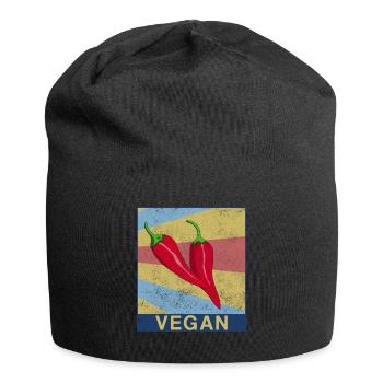 Chilli Food Food Delicious Food Vegetables - Jersey Beanie - black - Front