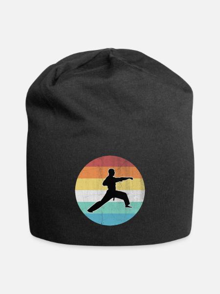 Kampfsport - Jersey-Beanie - Schwarz