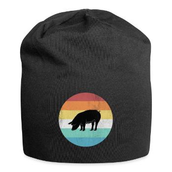 porc - Bonnet en jersey - noir - Devant