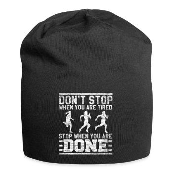 marathon - Jersey Beanie - black - Front