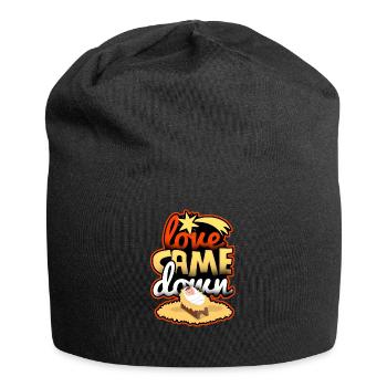 Jésus vient la naissance de Noël - Bonnet en jersey - noir - Devant