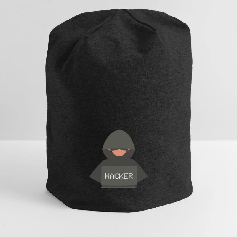 Développeur Hacker Coder Black Hat Bonnet en jersey