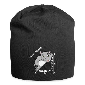 Hippotenuse Cool Fun Shirt Pythagore Math Lovers - Bonnet en jersey - noir - Devant