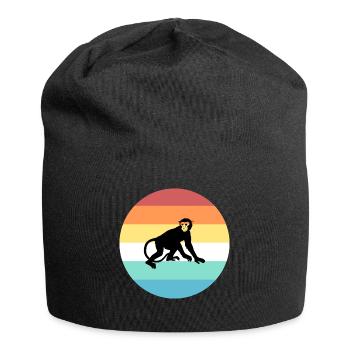 monkey - Jersey Beanie - black - Front