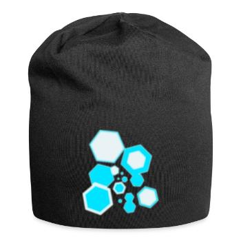 hexagone - Bonnet en jersey - noir - Devant