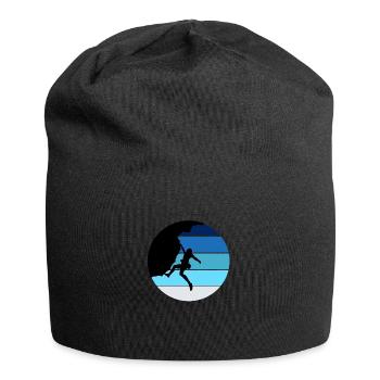 Climbing, gift - Jersey Beanie - black - Front