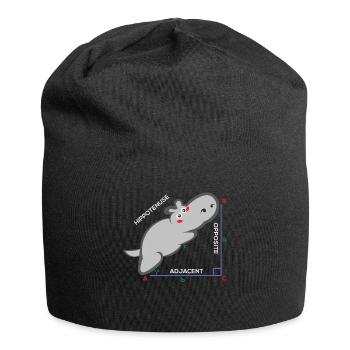 Hippotenuse Lustiges Mathemathik Lehrer Geschenk - Jersey-Beanie - Schwarz - Vorne