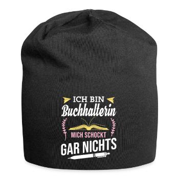 I'm an accountant, nothing shocks me at all - Jersey Beanie - black - Front