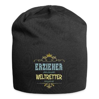 Erzieher Weltretter - Jersey-Beanie - Schwarz - Vorne