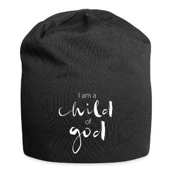 I am a child of god - Jersey Beanie - black - Front