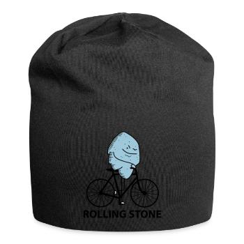Rolling Stone (b) - Jersey-Beanie - Schwarz - Vorne