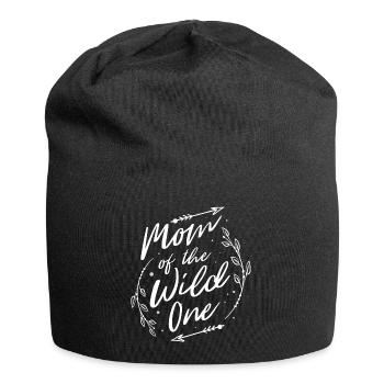 Maman du sauvage - Bonnet en jersey - noir - Devant