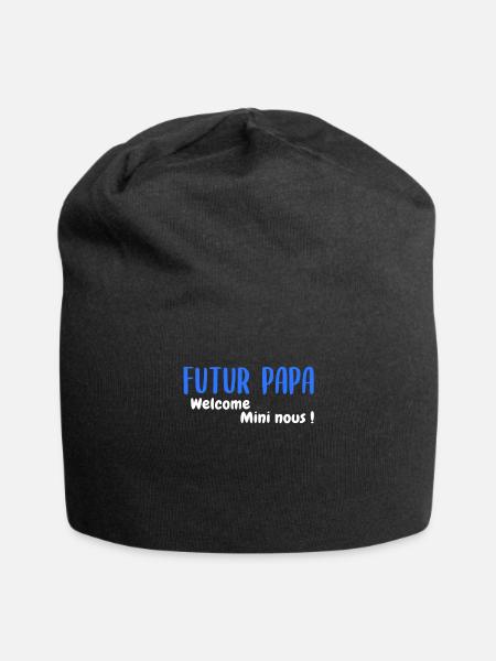 Zukünftiger Vater! - Jersey-Beanie - Schwarz