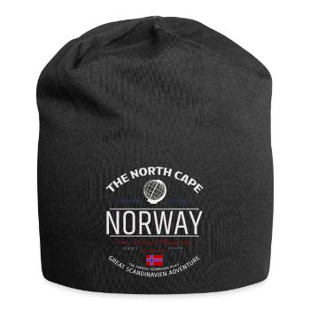 North Cape Norway Scandinavia Adventure - Jersey-Beanie - Schwarz - Vorne