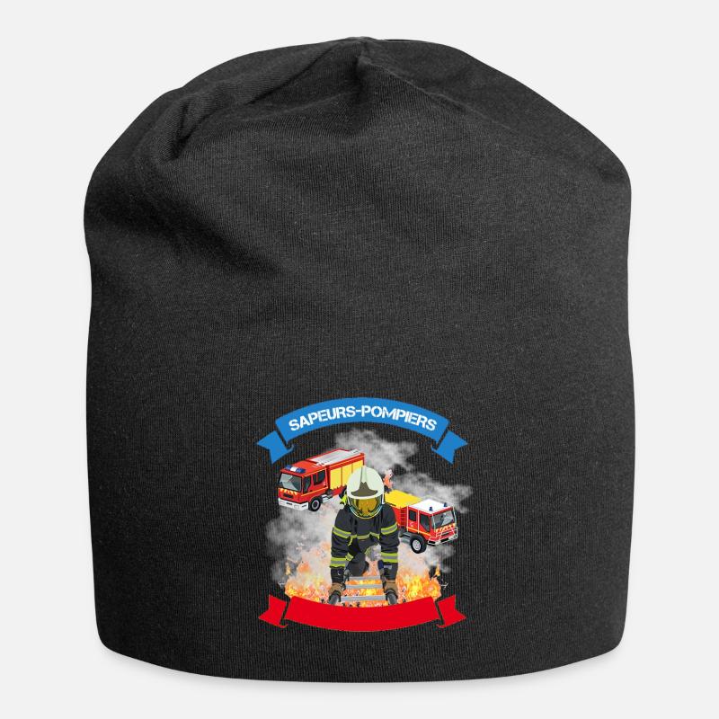 SAPEURS POMPIERS - Bonnet en jersey - noir