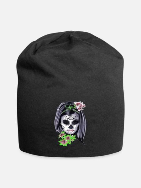 Maskierung zum Fasching - Jersey-Beanie - Schwarz