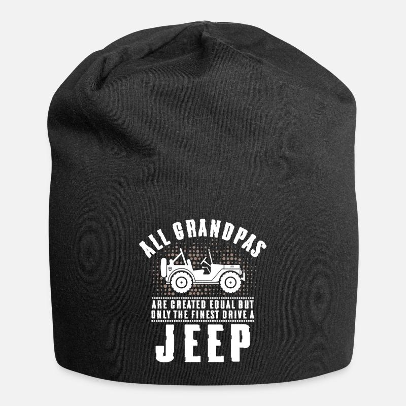 Grandpas Jeep - Jersey-Beanie - Schwarz