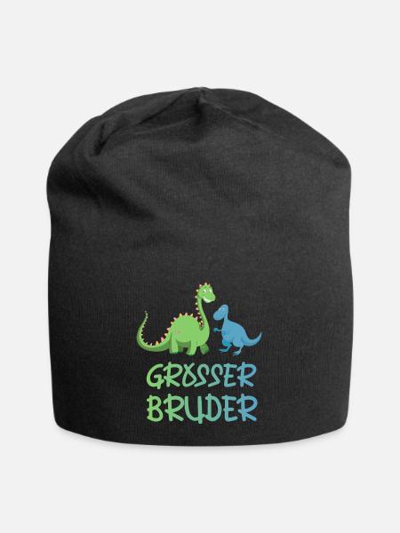 Großer Bruder - Jersey-Beanie - Schwarz