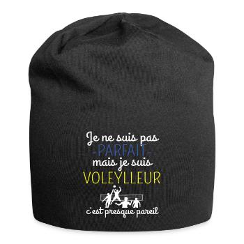 T shirt volley ball humour volley ball cadeau - Bonnet en jersey - noir - Devant