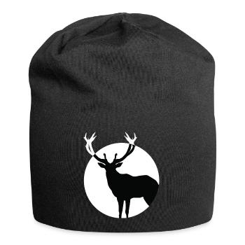 Cerf - Bonnet en jersey - noir - Devant