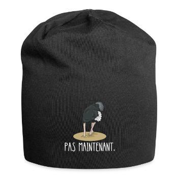 pas maintenant - Bonnet en jersey - noir - Devant