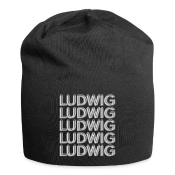 Ludwig - Jersey Beanie - black - Front