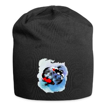 koi carp - Jersey Beanie - black - Front