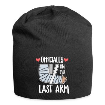 Arm fracture saying for someone with a broken - Jersey Beanie - black - Front