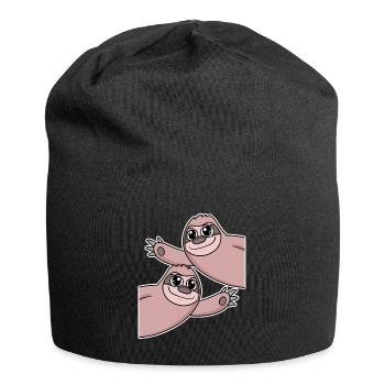 Paresseux paresseux - Bonnet en jersey - noir - Devant