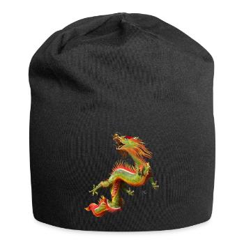 Chinese Dragon - Jersey Beanie - black - Front