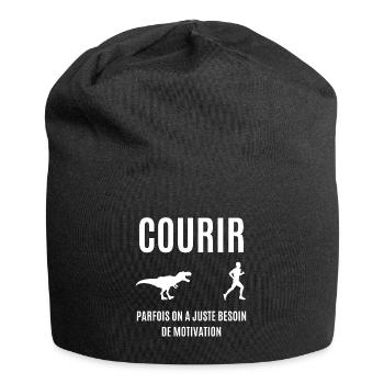 courir - Bonnet en jersey - noir - Devant