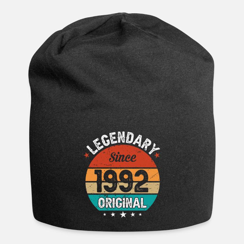 30. Geburtstag - Jersey-Beanie - Schwarz