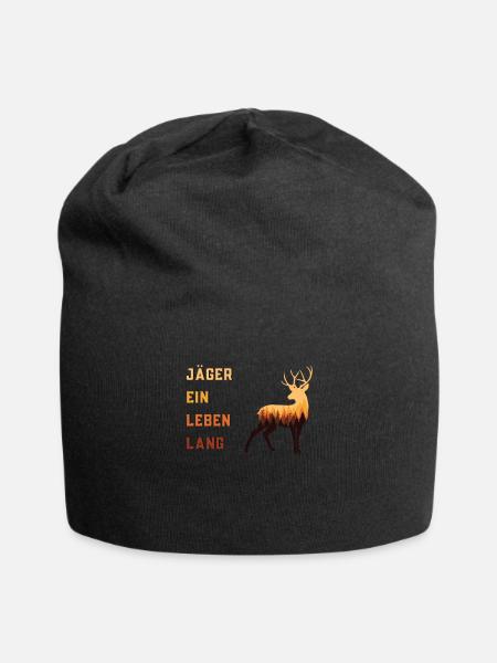 Jäger Leben Jagd - Jersey-Beanie - Schwarz