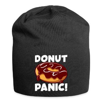 donut panique - Bonnet en jersey - noir - Devant