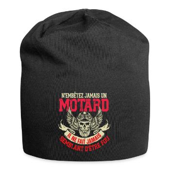 Motard Moto Motocross Homme Humour Citations - Bonnet en jersey - noir - Devant